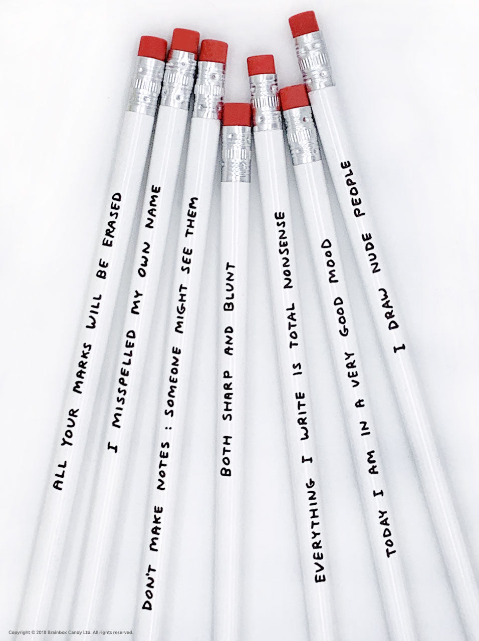 David Shrigley - 'Funny' Pencil Set 1