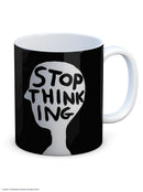 David Shrigley - 'Stop Thinking' Mug