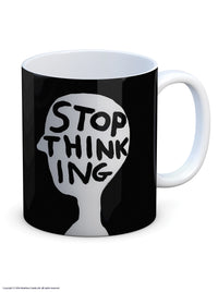 David Shrigley - 'Stop Thinking' Mug