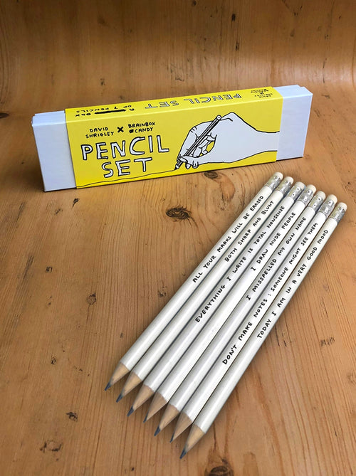 David Shrigley - 'Funny' Pencil Set 1