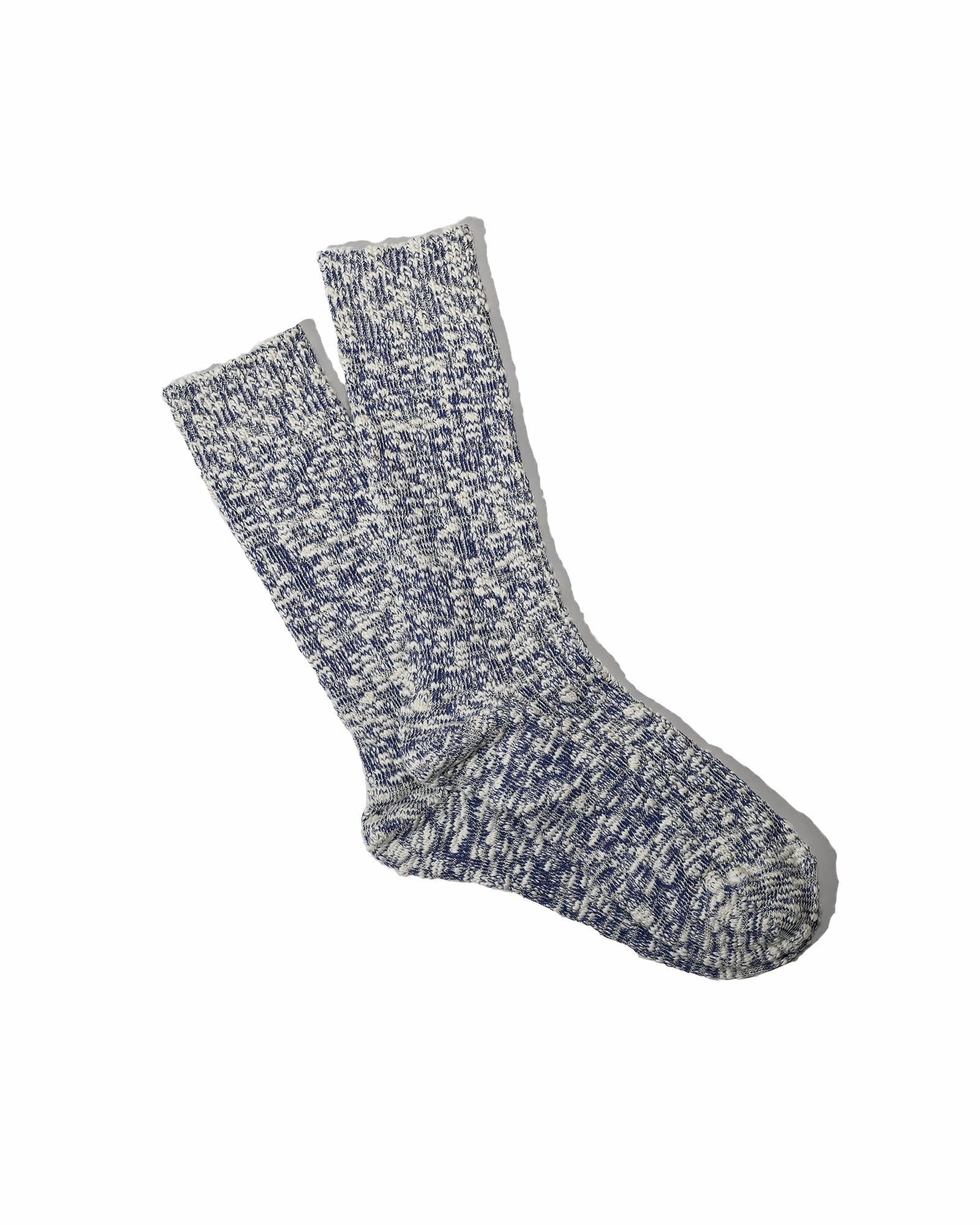 ANONYMOUS ISM - Light Slub Socks - Navy