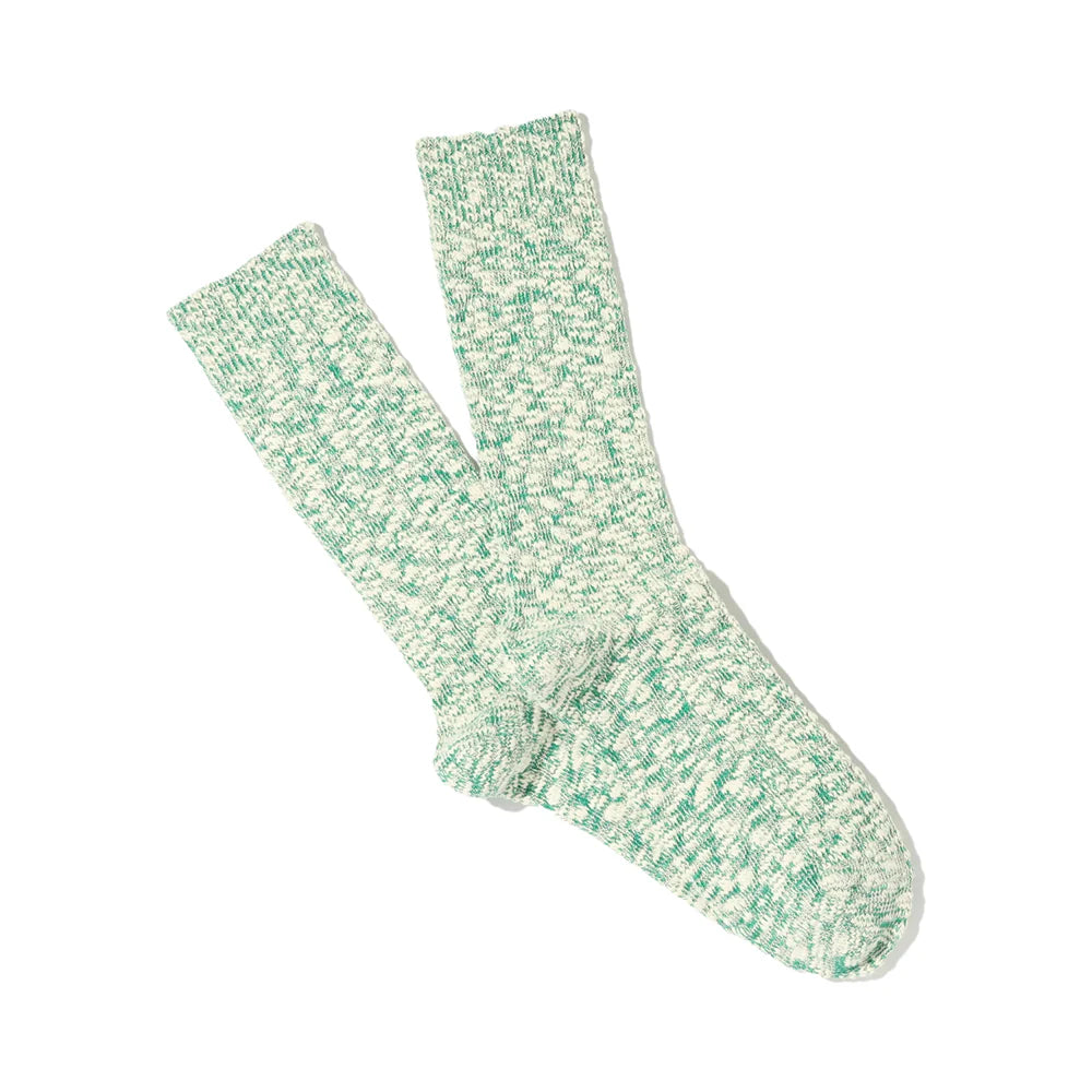 ANONYMOUS ISM - Light Slub Socks - Green