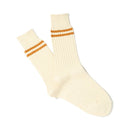 OC 2 Pique Rib Socks - Mustard Stripe