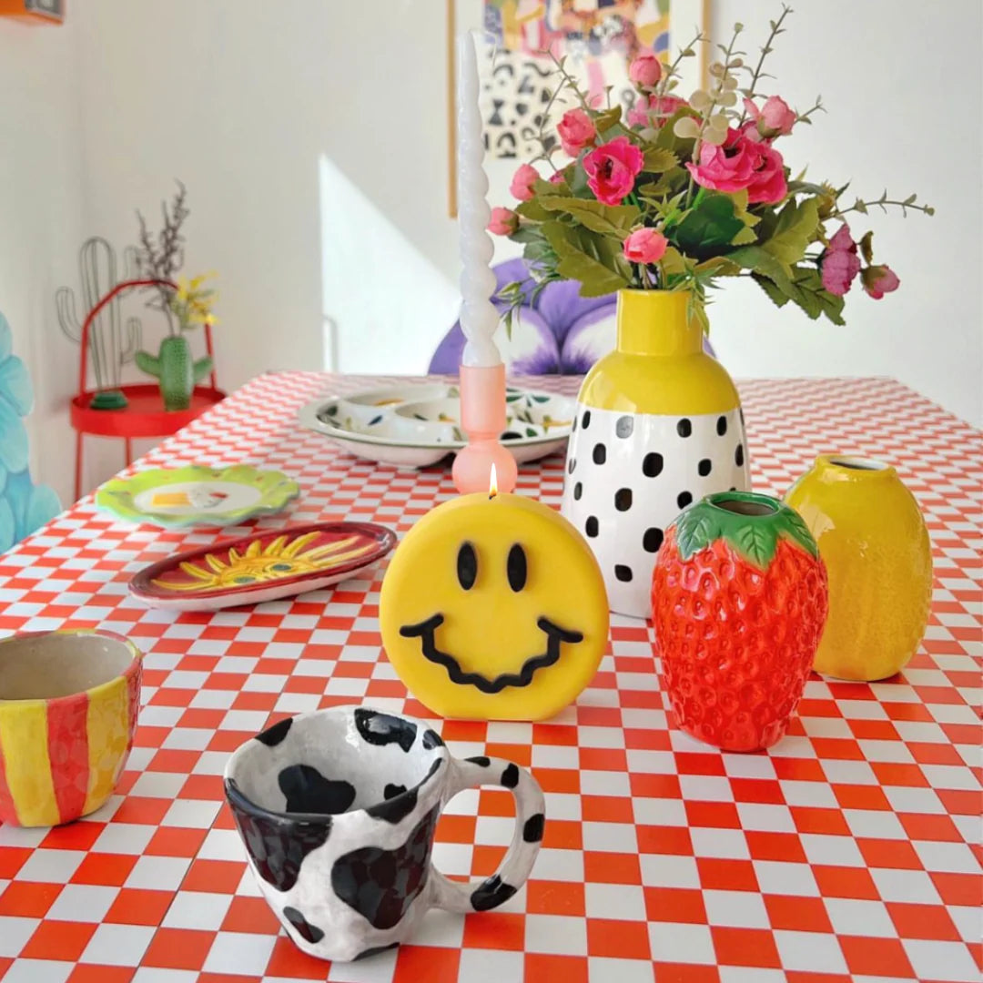 WAVEY CASA - GET WAVEY Candle - Yellow & Black