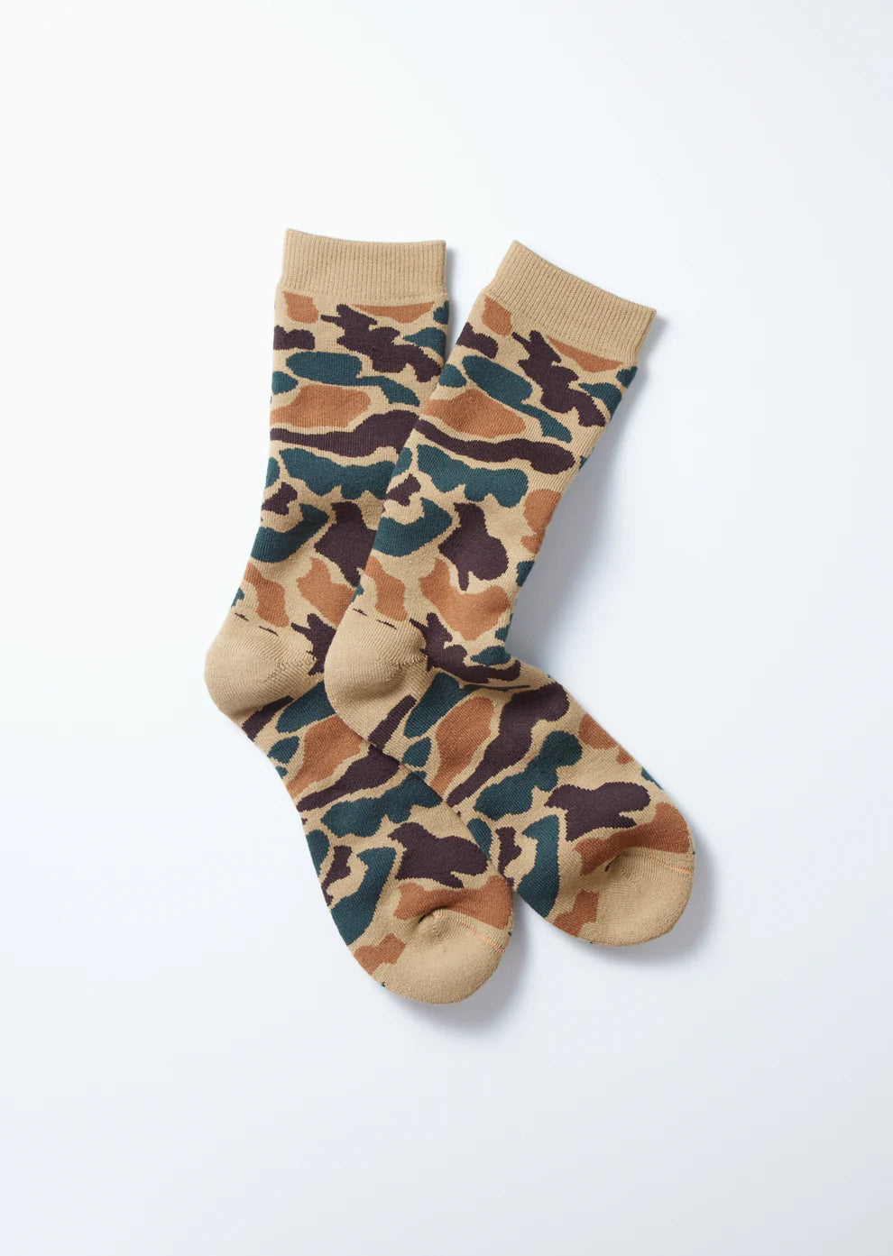 ROTOTO - Pile Camo Sock - Khaki