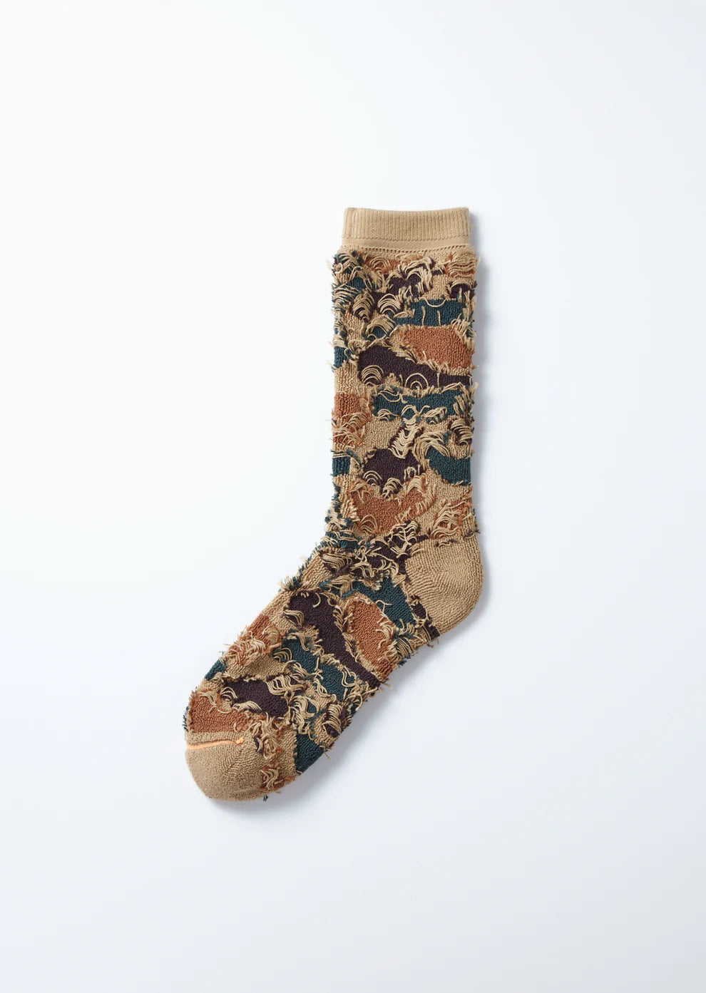 ROTOTO - Pile Camo Sock - Khaki