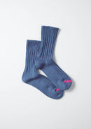 ROTOTO - Chunky Rib Socks - Smart Blue
