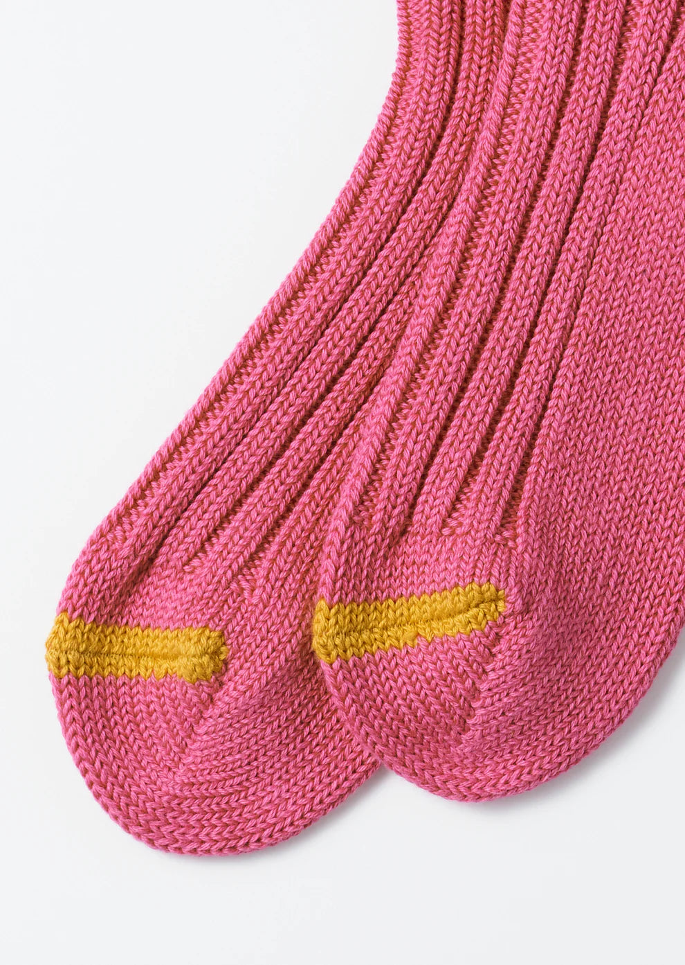 ROTOTO - Chunky Rib Socks - Dark Pink