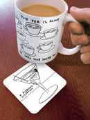 David Shrigley - 'A Pleasing Situation' Coaster