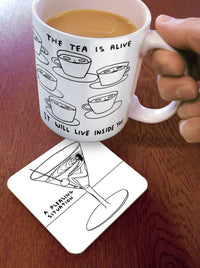 David Shrigley - 'A Pleasing Situation' Coaster