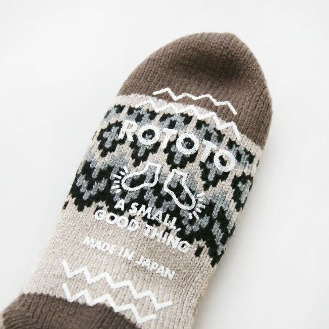 ROTOTO - Comfy Room Nordic  'Indoor Socks' - Ivory