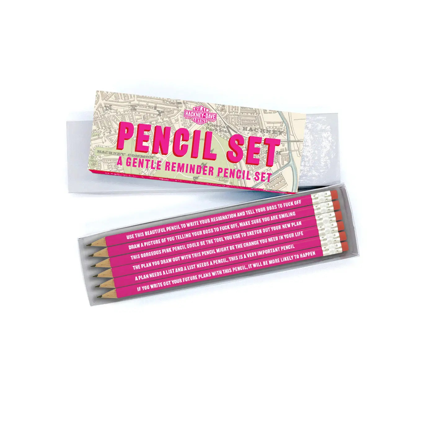 Real Hackney Dave - 'Reminder' Pencil Set