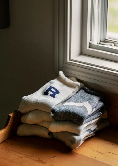ROTOTO - Raffey Sweat Socks - Charcoal