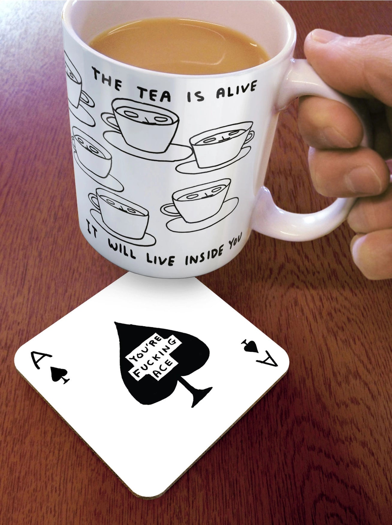David Shrigley - 'You're Fucking Ace' Coaster