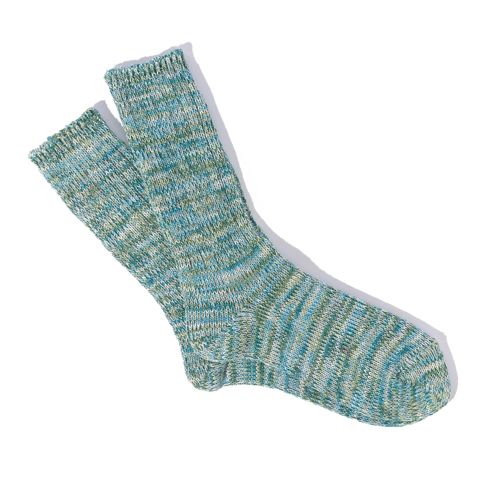 ANONYMOUS ISM - 5 Colour Mix Socks - Mint