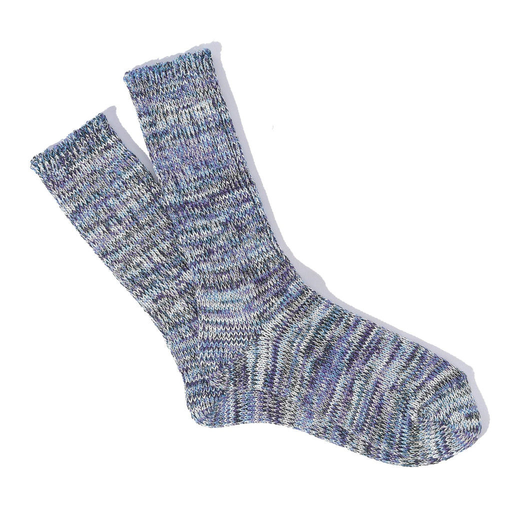 ANONYMOUS ISM - 5 Colour Mix Socks - Purple Melange