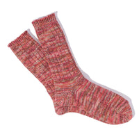 ANONYMOUS ISM - 5 Colour Mix Socks - Brick Red