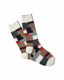 ANONYMOUS ISM - Patchwork Socks - Off White