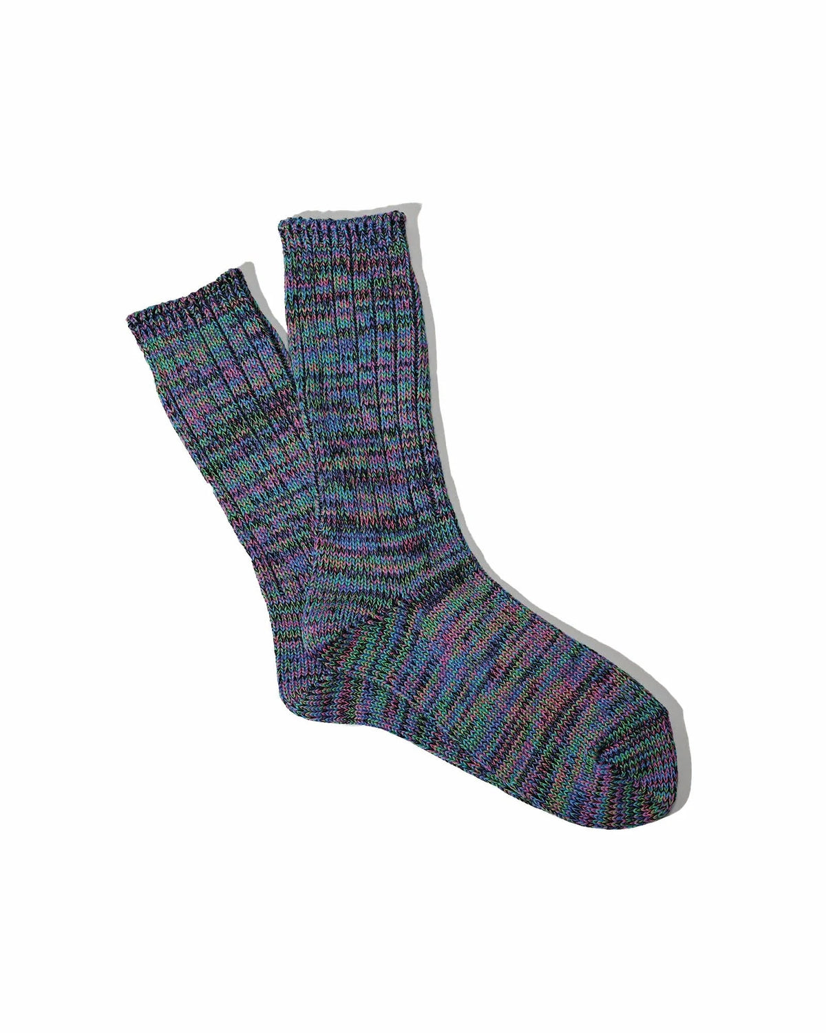 ANONYMOUS ISM - 5 Colour Mix Socks - Multi Blues