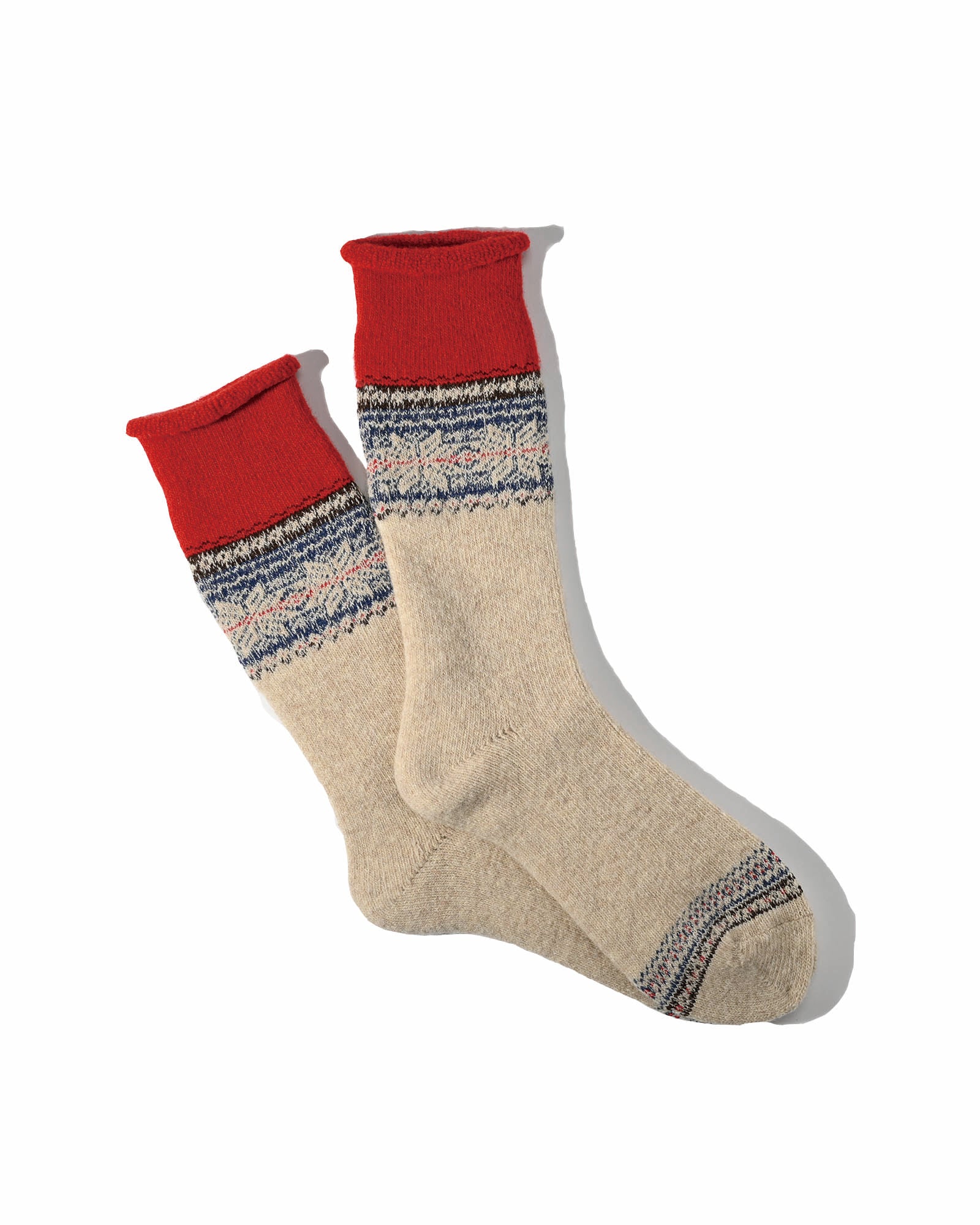 ANONYMOUS ISM - Cashmere Pile Socks - Beige