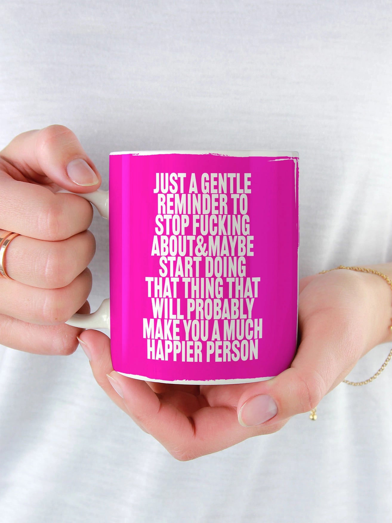 Real Hackney Dave - 'Gentle Reminder' Mug