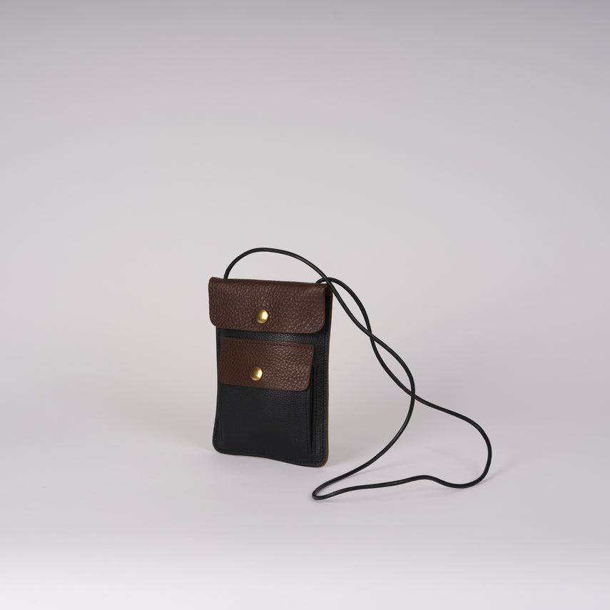 Kate Sheridan - Scout Bag - Black/ Chocolate