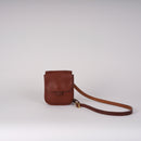 Kate Sheridan - Half Orbed Tab Bag - Chestnut