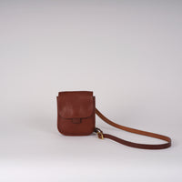 Kate Sheridan - Half Orbed Tab Bag - Chestnut