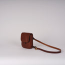 Kate Sheridan - Half Orbed Tab Bag - Chestnut