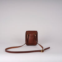 Kate Sheridan - Half Orbed Tab Bag - Chestnut
