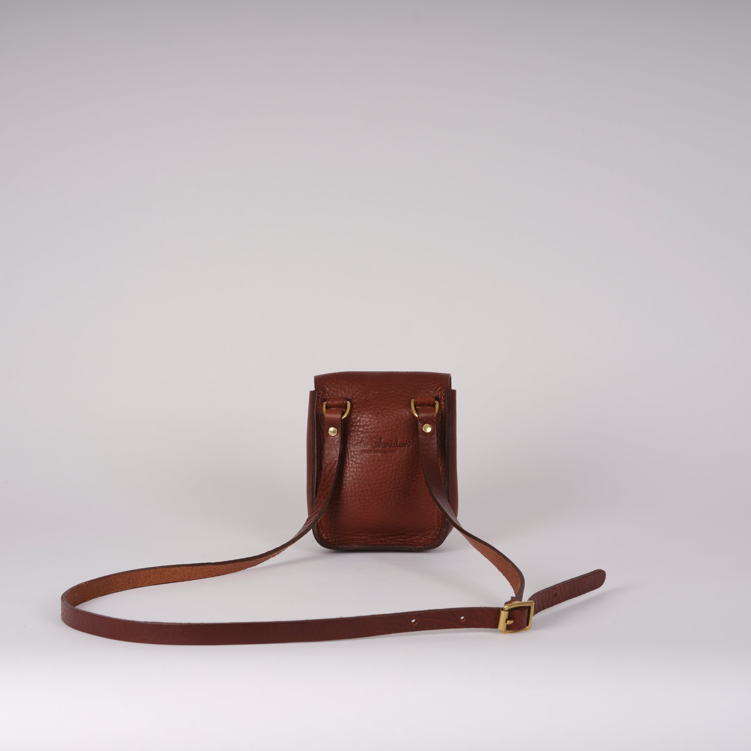 Kate Sheridan - Half Orbed Tab Bag - Chestnut