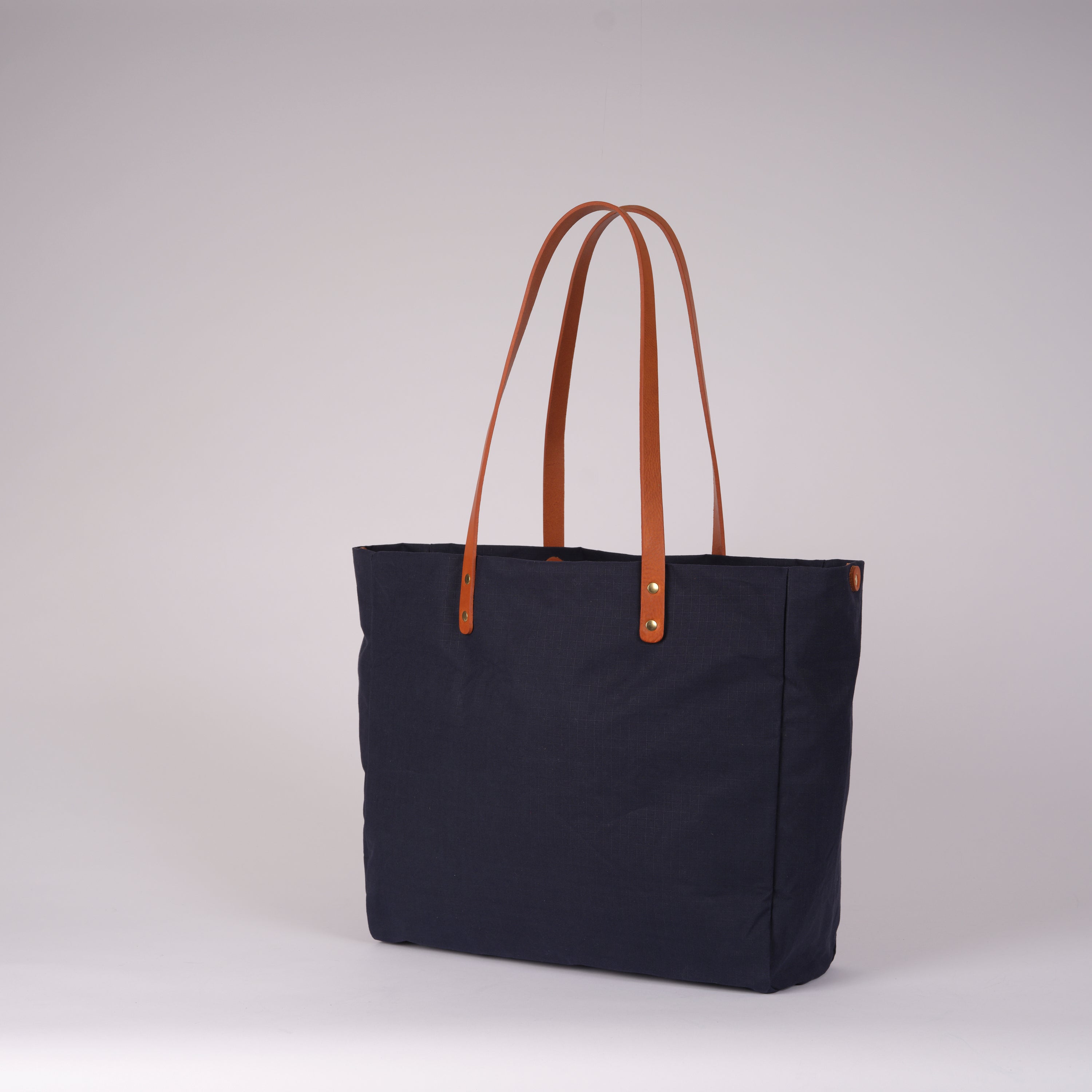 Kate Sheridan - Grid Midi Tote Bag - Navy