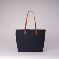 Kate Sheridan - Grid Midi Tote Bag - Navy