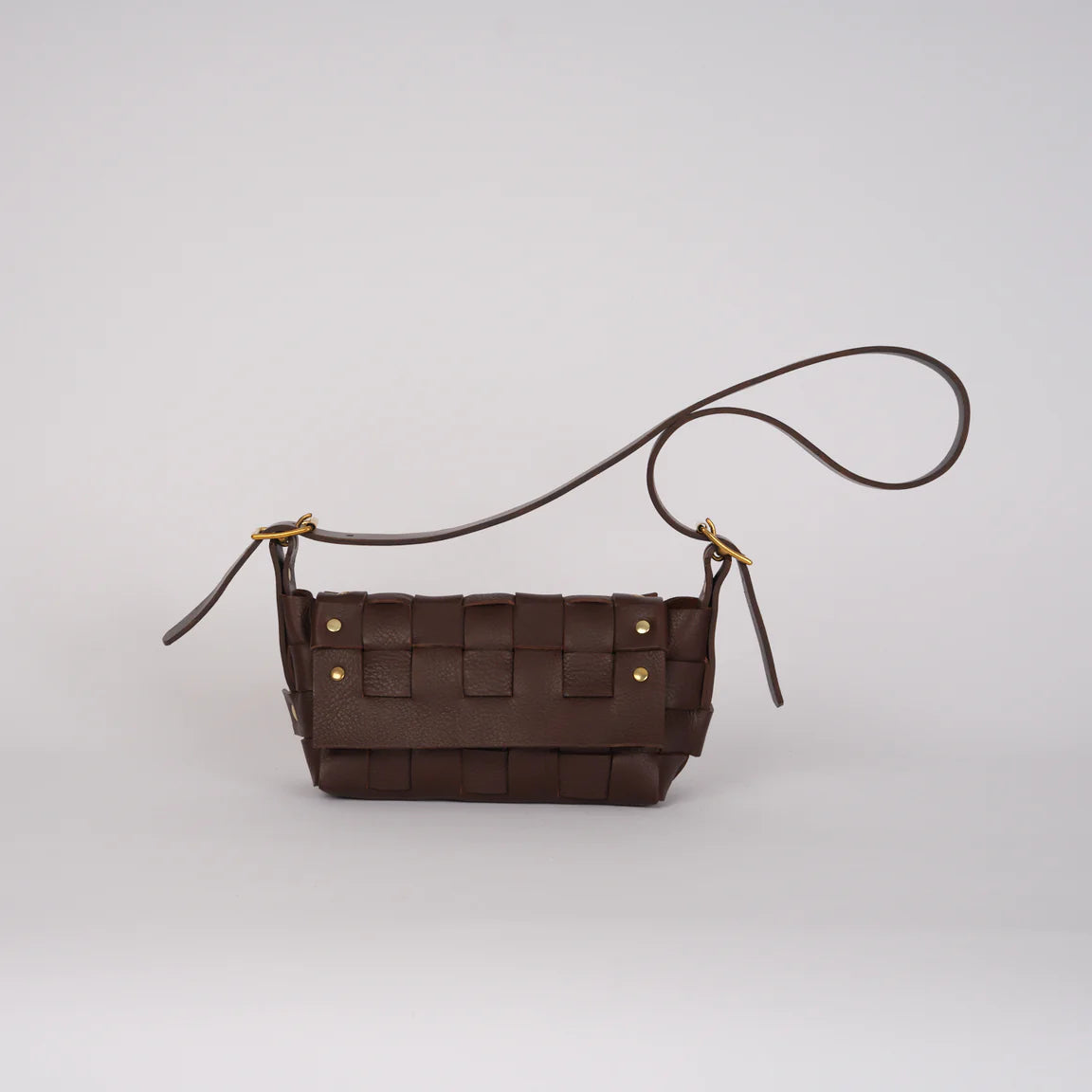 Kate Sheridan - Loom Bag - Chocolate Brown
