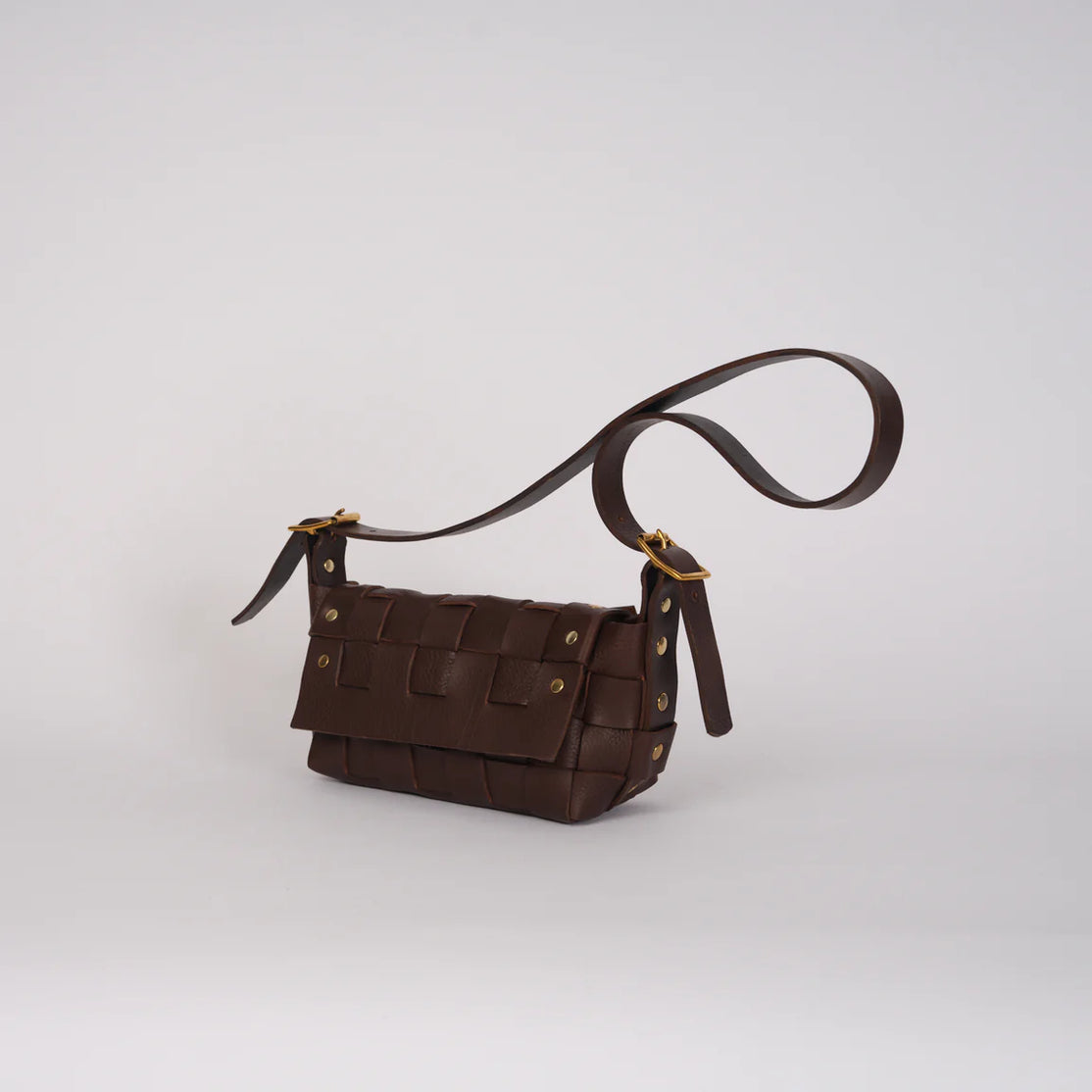 Kate Sheridan - Loom Bag - Chocolate Brown