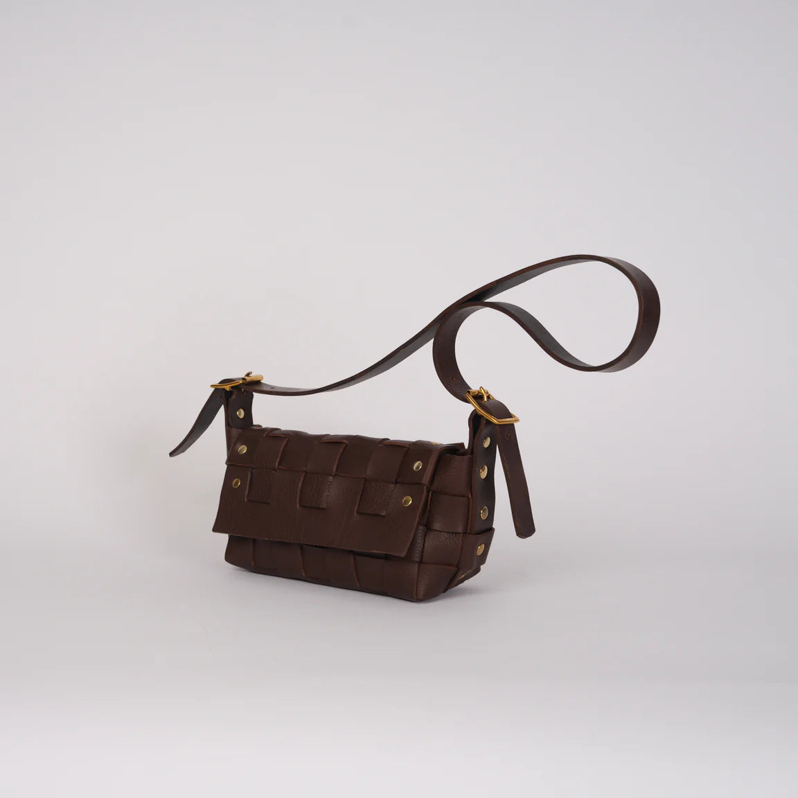 Kate Sheridan - Loom Bag - Chocolate Brown
