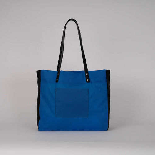 Kate Sheridan - Midi Tote - Imperial Blue/ Black