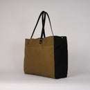 Kate Sheridan - Giga Tote - Sand/ Black Colourblock