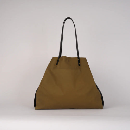 Kate Sheridan - Giga Tote - Sand/ Black Colourblock