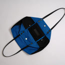 Kate Sheridan - Midi Tote - Imperial Blue/ Black