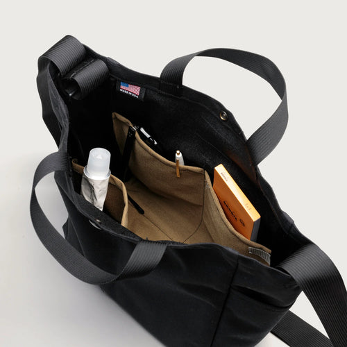 Bags In Progress - Medium Multi-Pocket Bag - Black