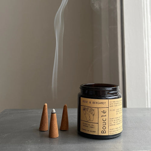BOUCLÉ - Rose & Bergamot Incense Cones