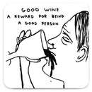 David Shrigley - 'Good Wine' Coaster