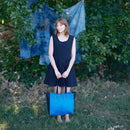 Kate Sheridan - Midi Tote - Imperial Blue/ Black