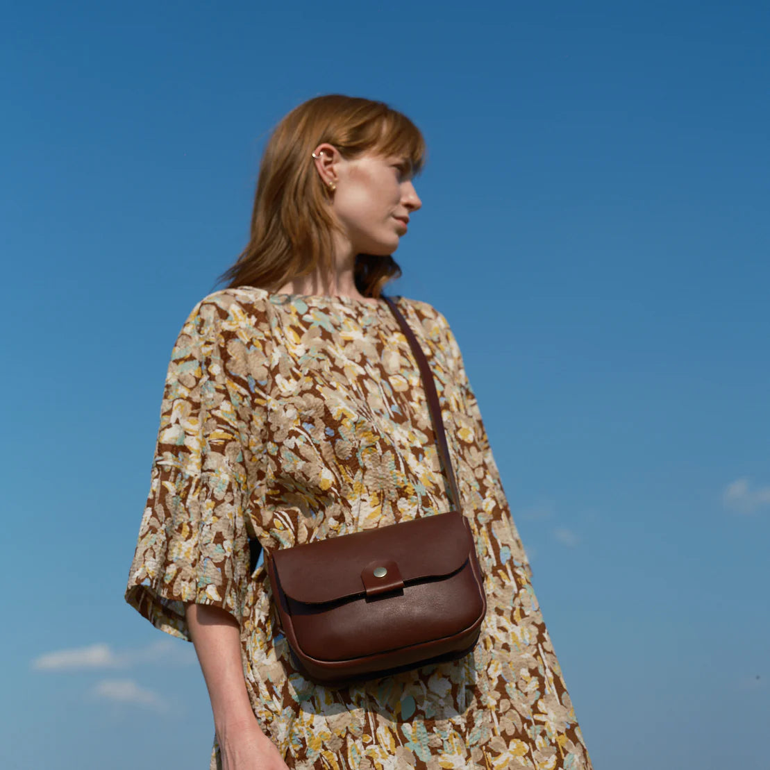 Kate Sheridan - Dome Bag - Chestnut