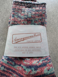 ANONYMOUS ISM - 3 Colour Socks - Pink