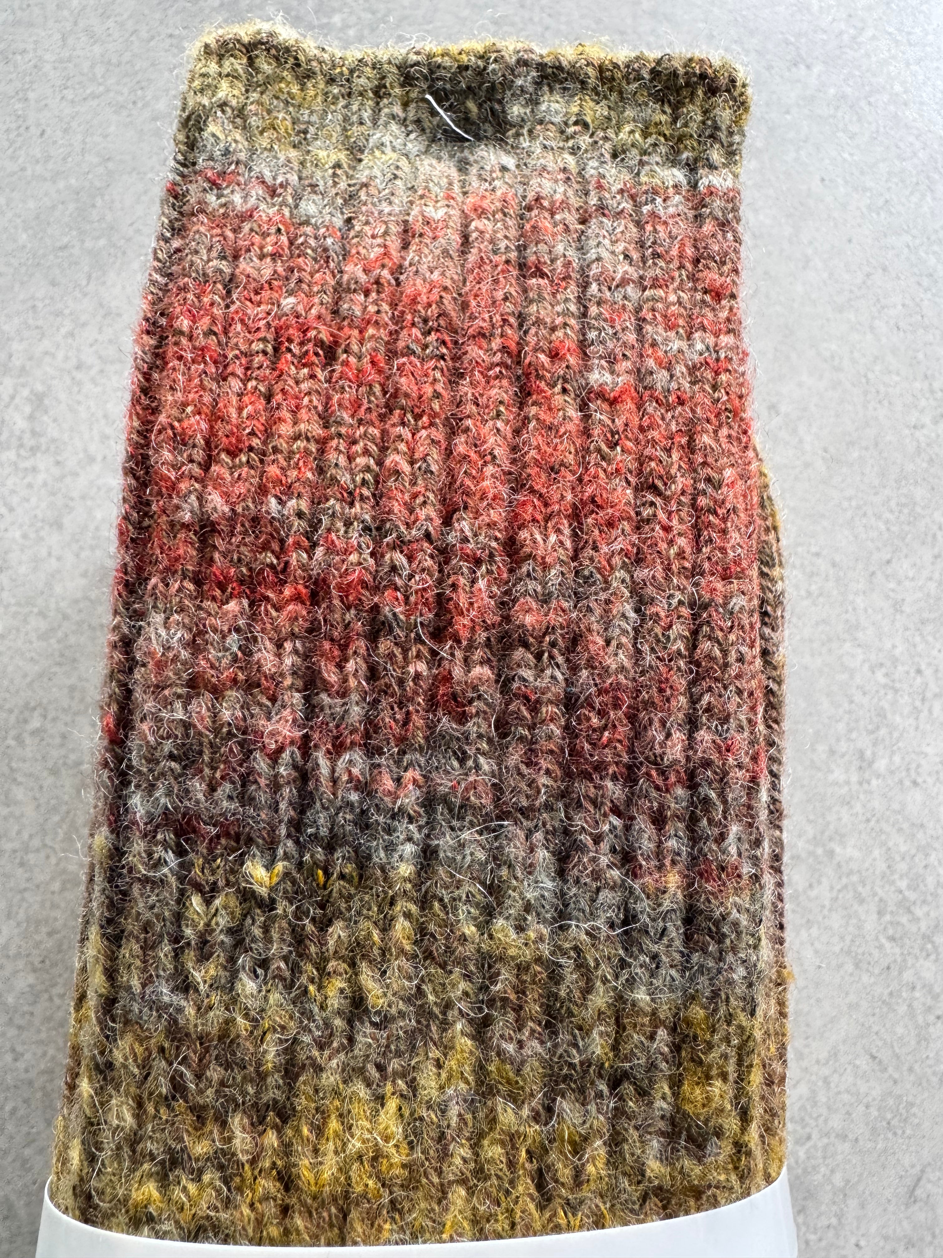 ANONYMOUS ISM - Splash Pattern Socks - Brown