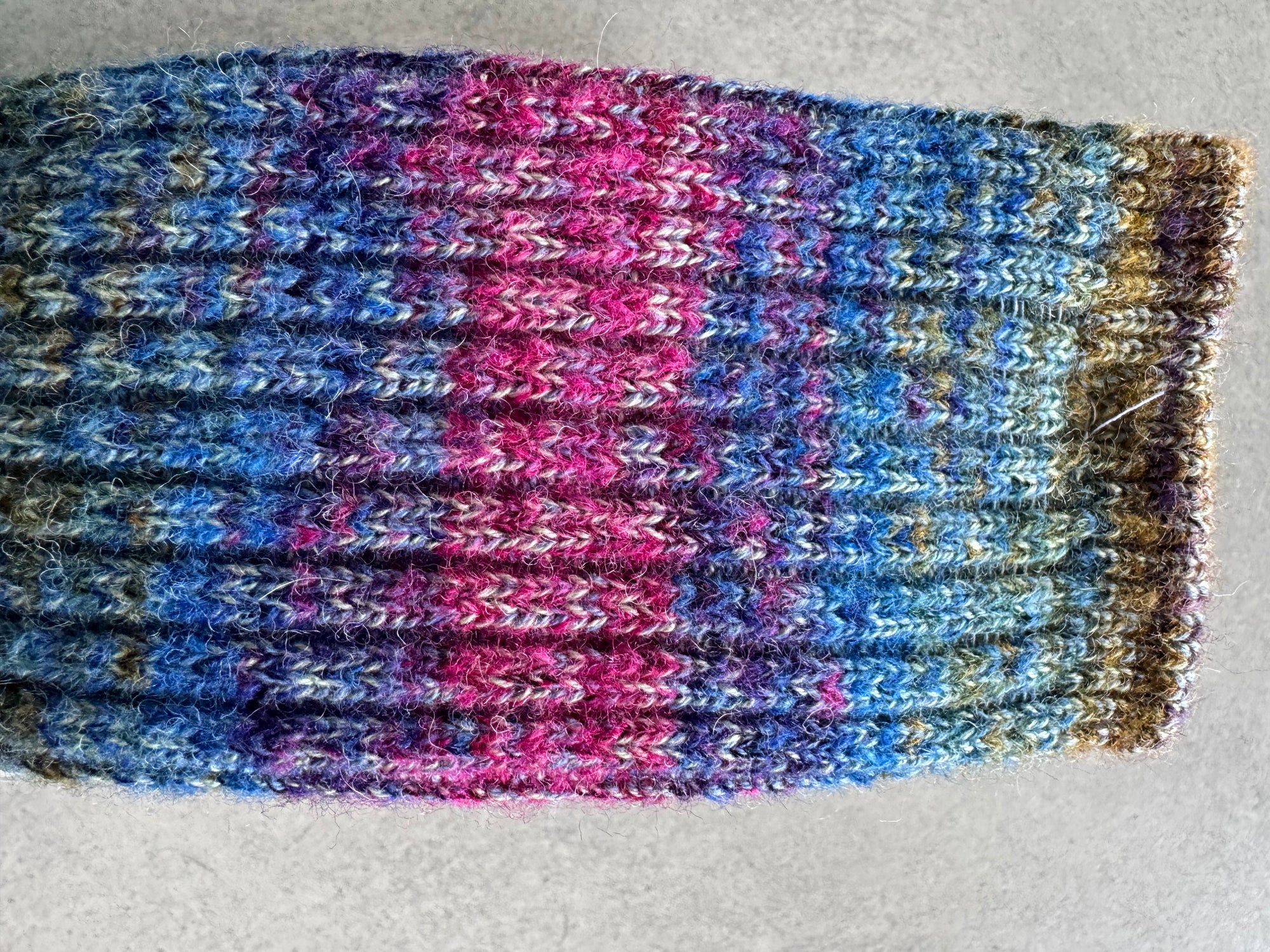 ANONYMOUS ISM - Splash Pattern Socks - Blue