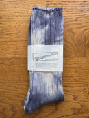 ANONYMOUS ISM - Uneven Dyed Socks - Purple/ Blue