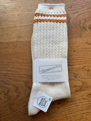 OC 2 Pique Rib Socks - Mustard Stripe